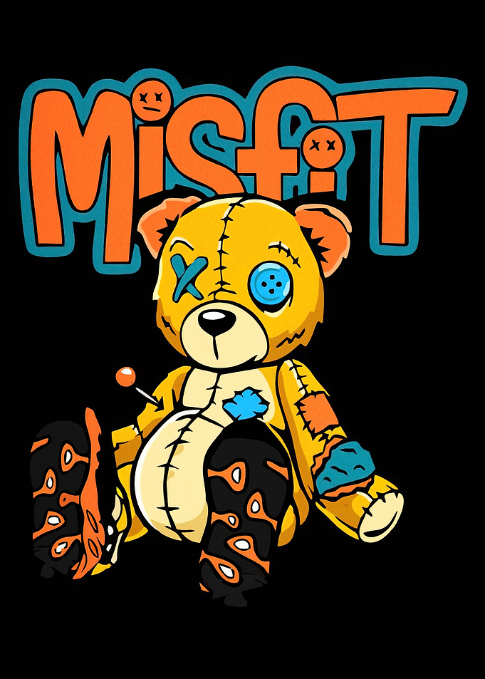 Misfit Teddy Bear