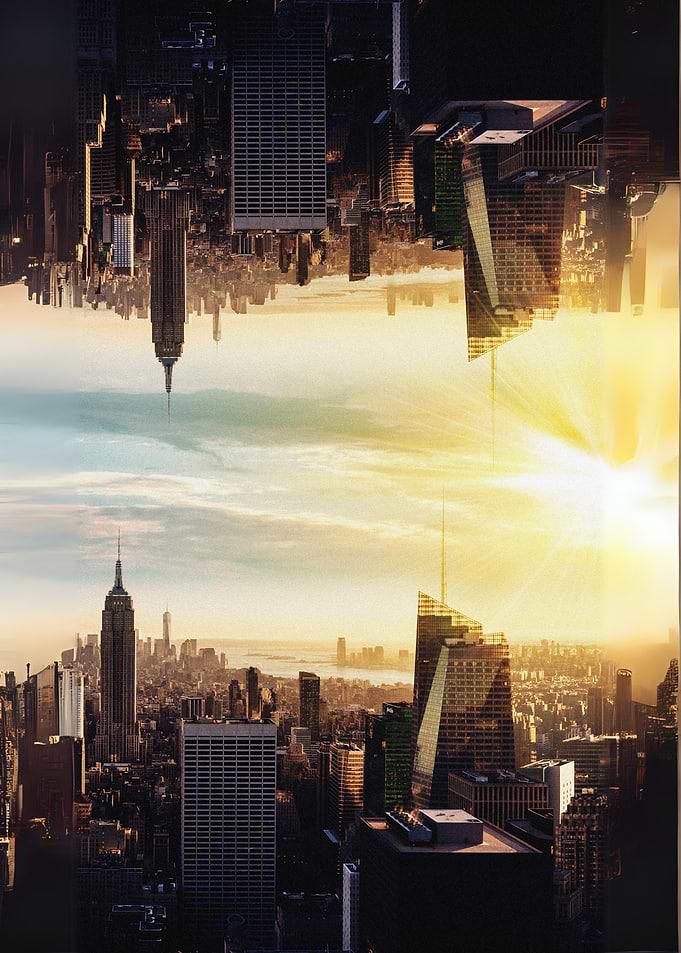 Upside Down Cityscape