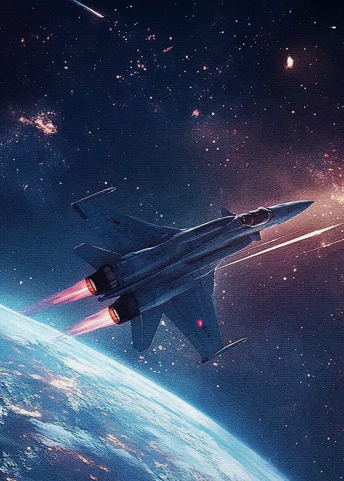 Fighter Jet Space