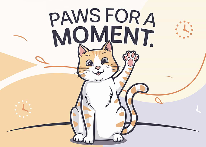 Cat Paws for a Moment