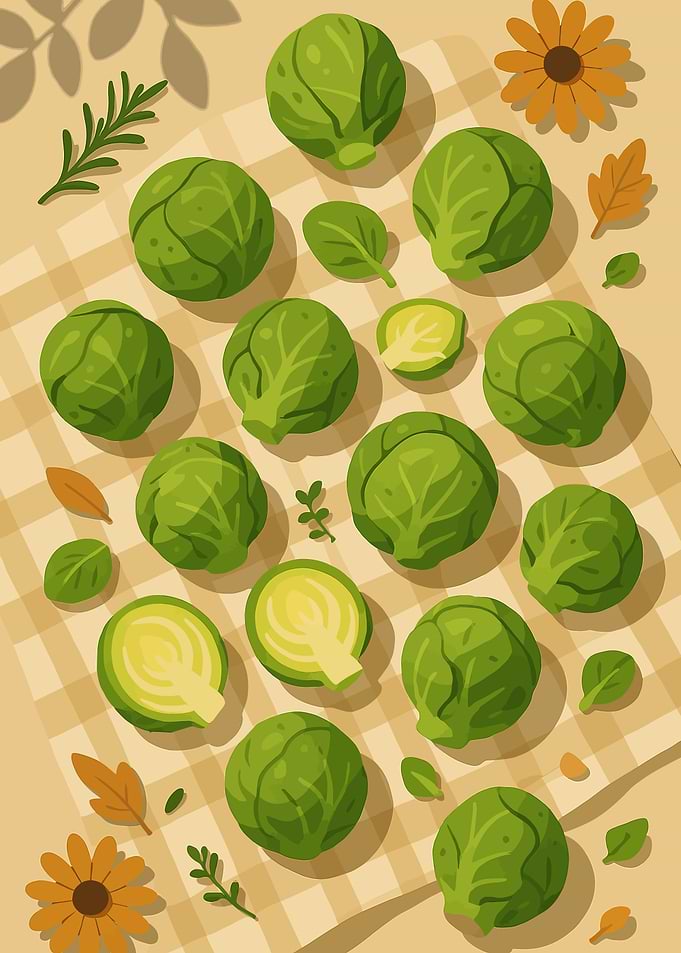Brussels Sprouts – A Stylized Tablescape
