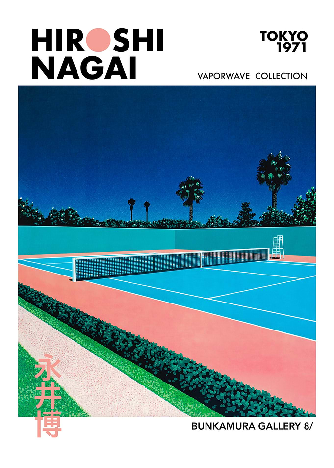 Hiroshi Nagai Vaporwave Tennis