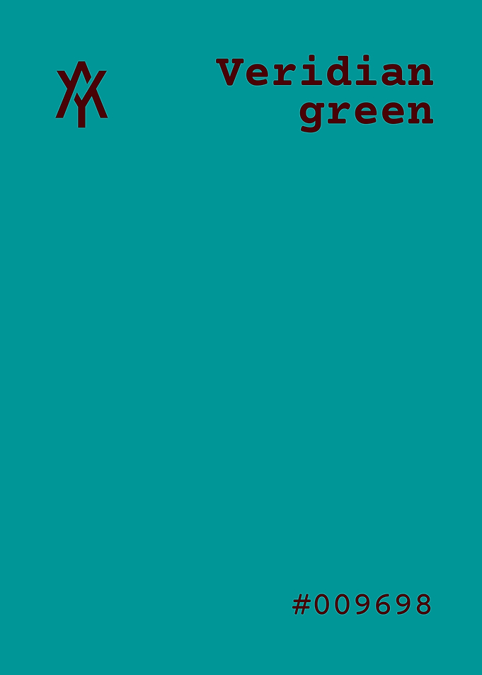 Veridian Green Color Chart