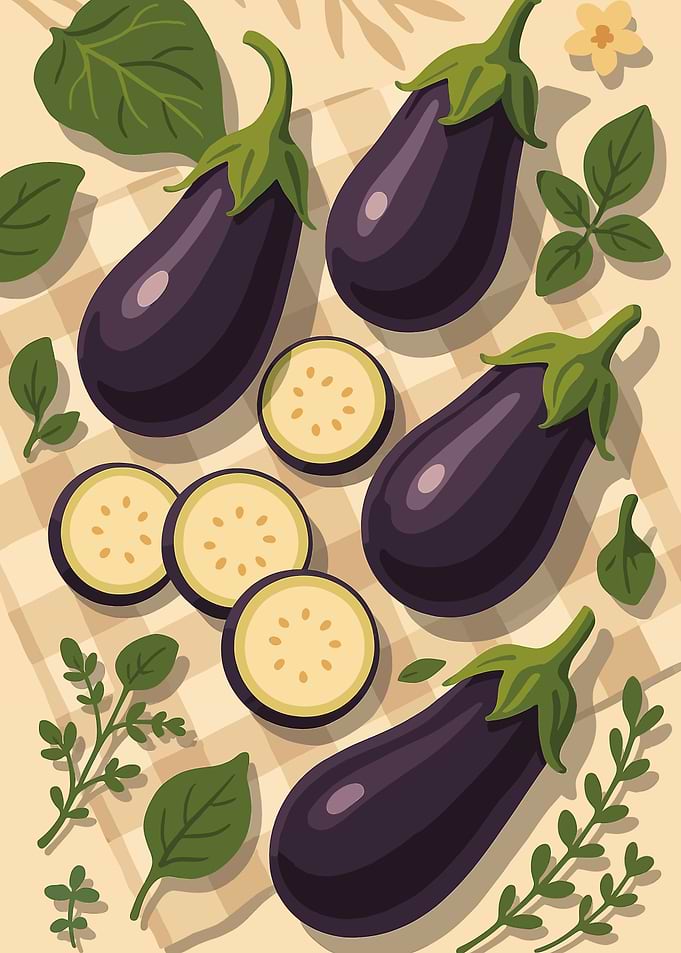 Eggplant – A Stylized Tablescape