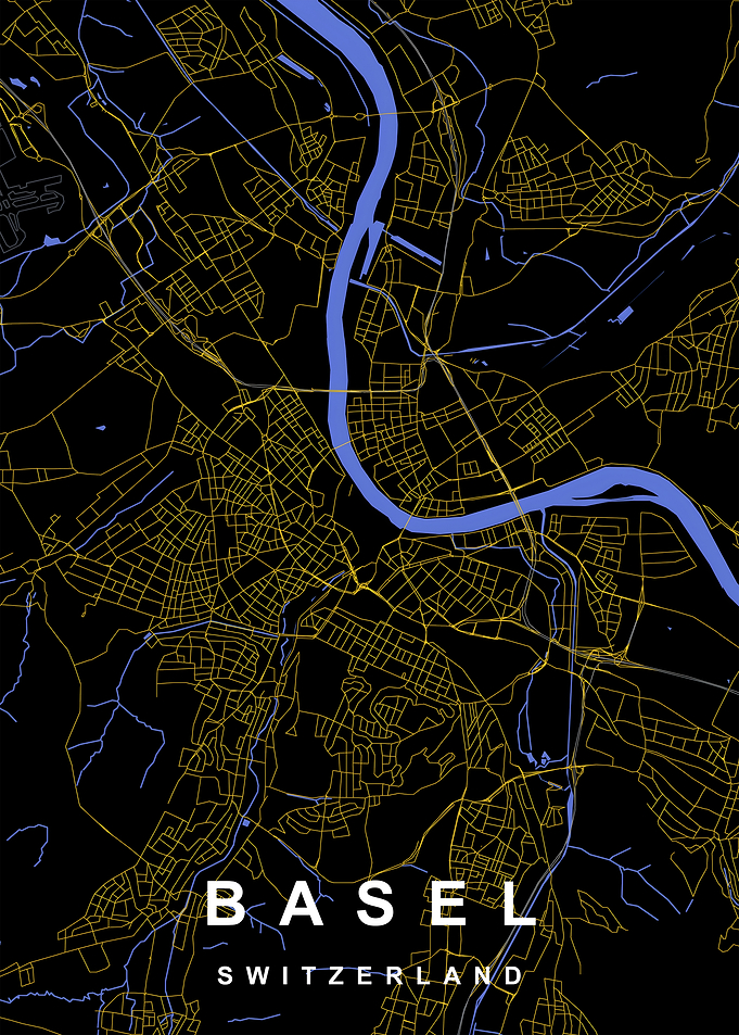 Basel City Map