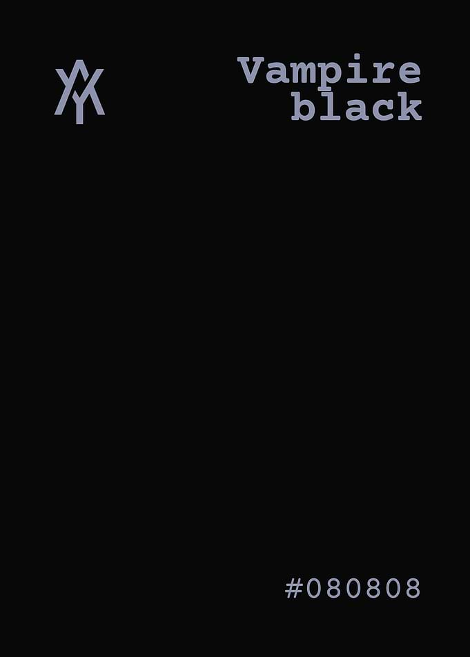 Vampire Black Color Code
