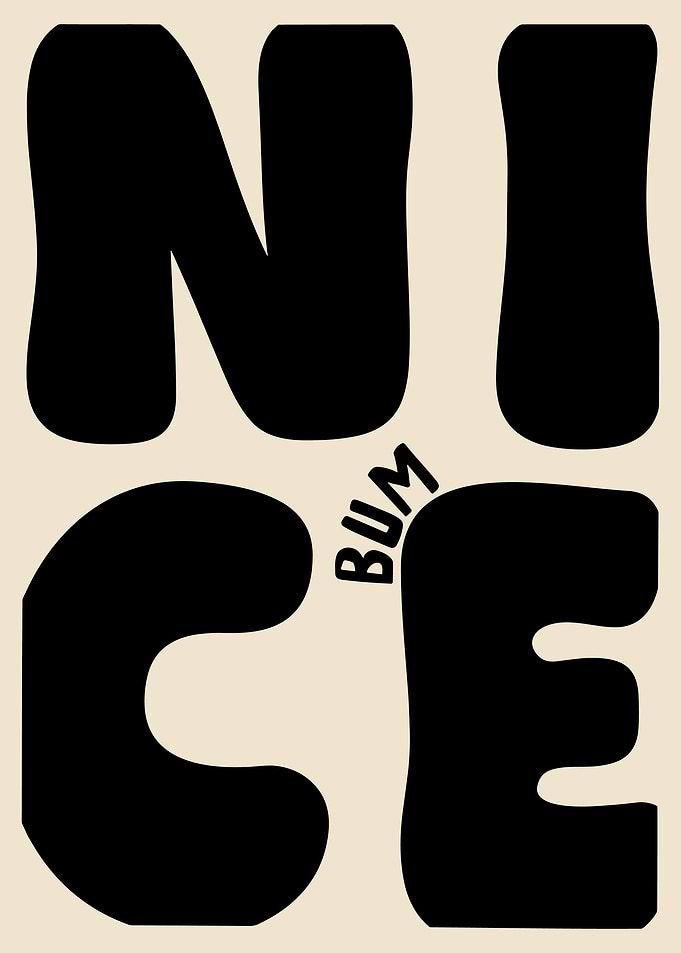 Nice Bum Graphic