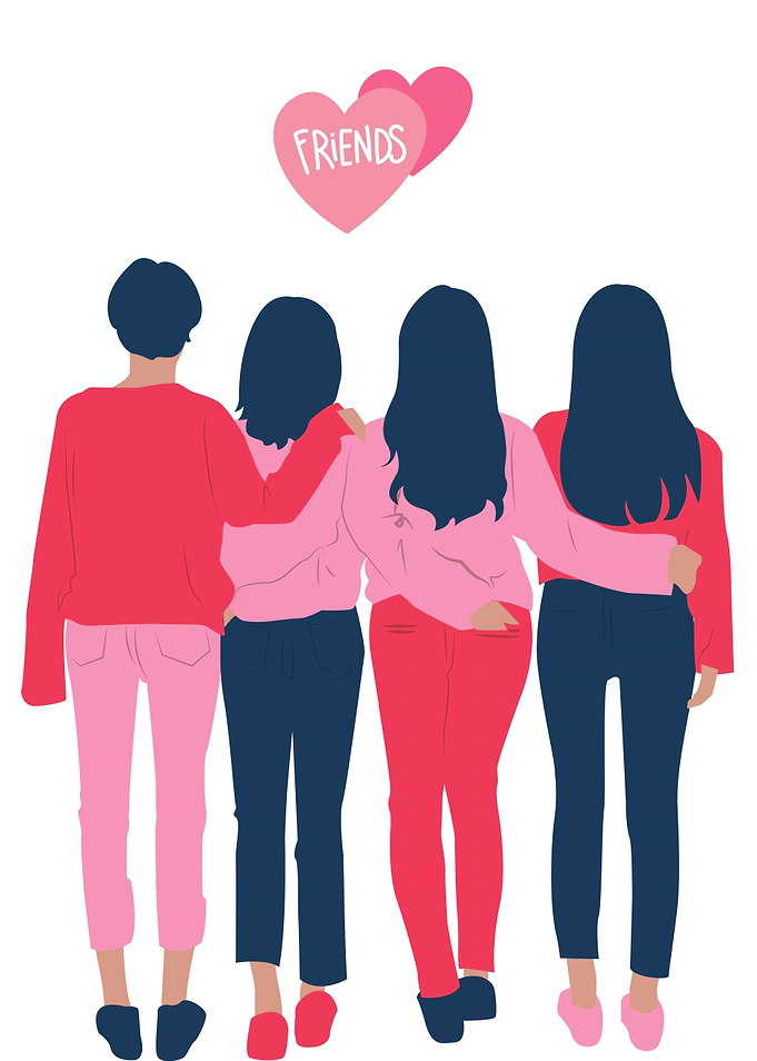 Friends Forever Illustration
