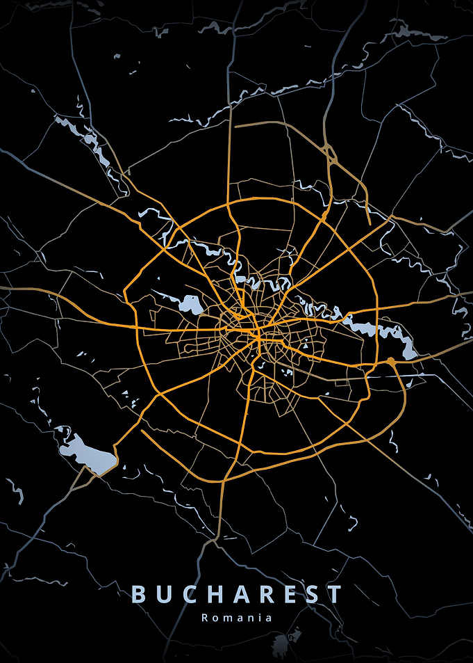 Bucharest City Map