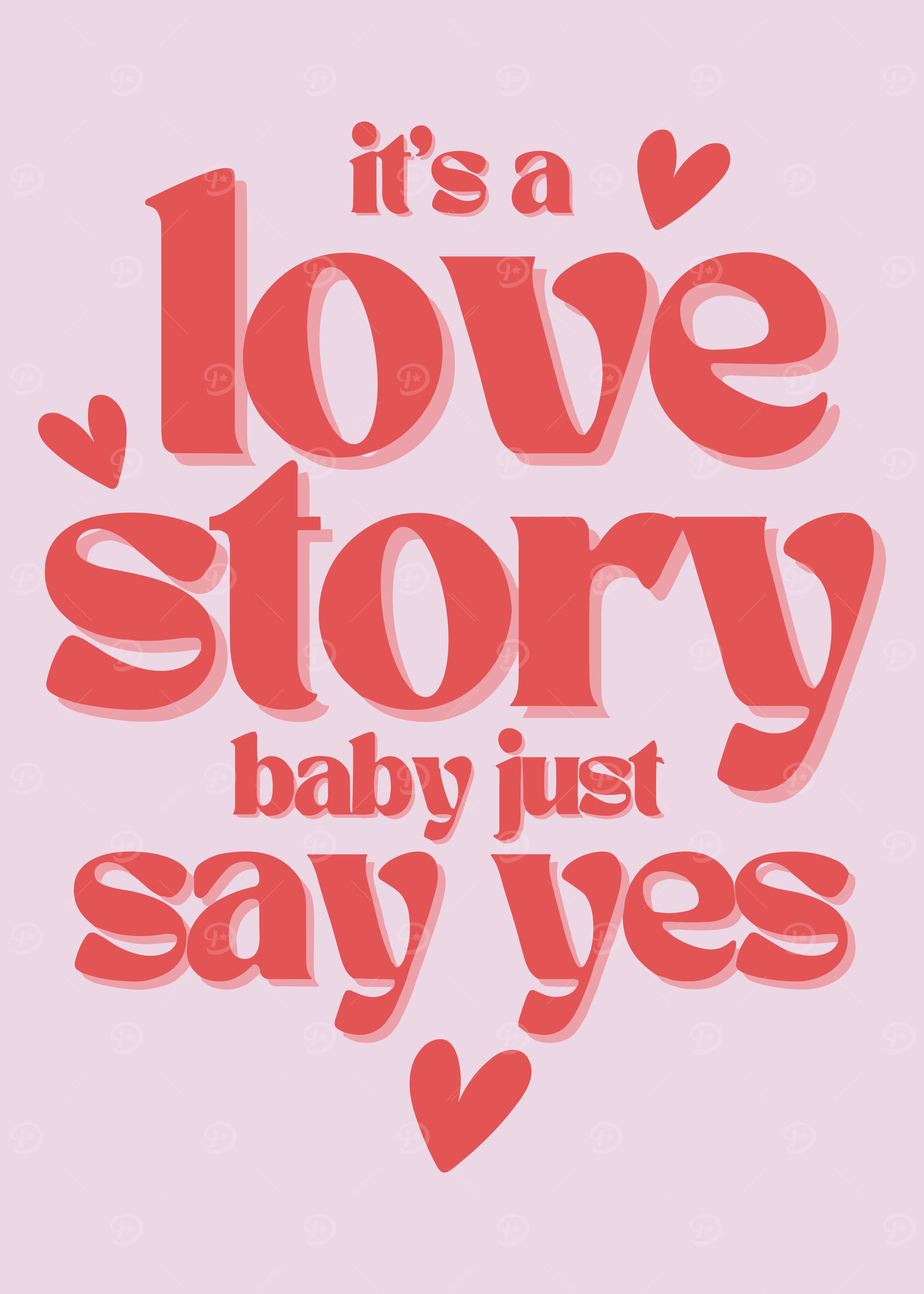 Love Story Print