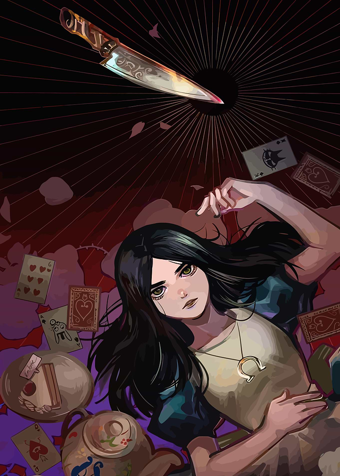 Alice in Wonderland Illustration
