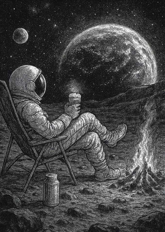 Astronaut Campfire