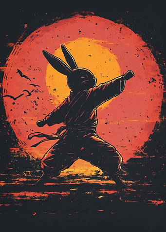 Rabbit Martial Artist