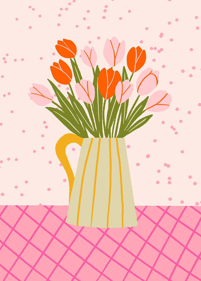 Tulips in a Vase