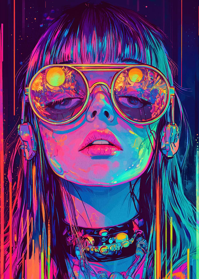 Neon Portrait
