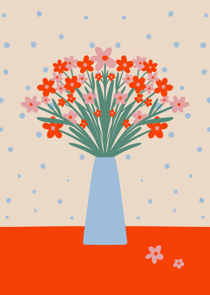 Cute Floral Bouquet in Vase