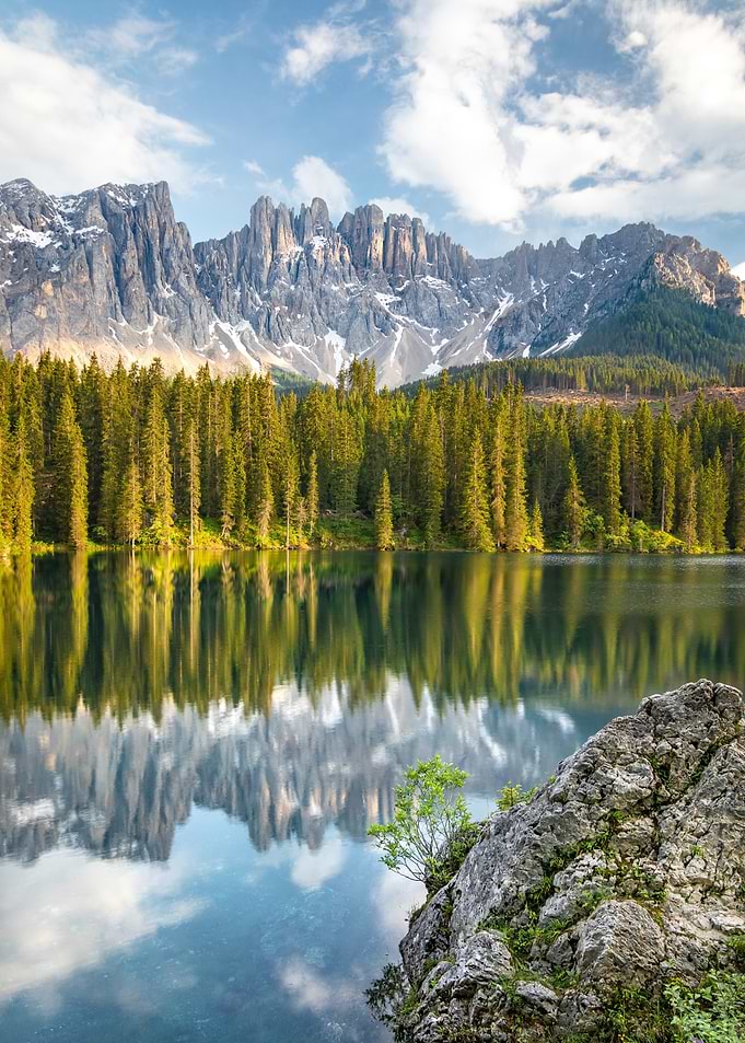 Mountain Lake Reflection