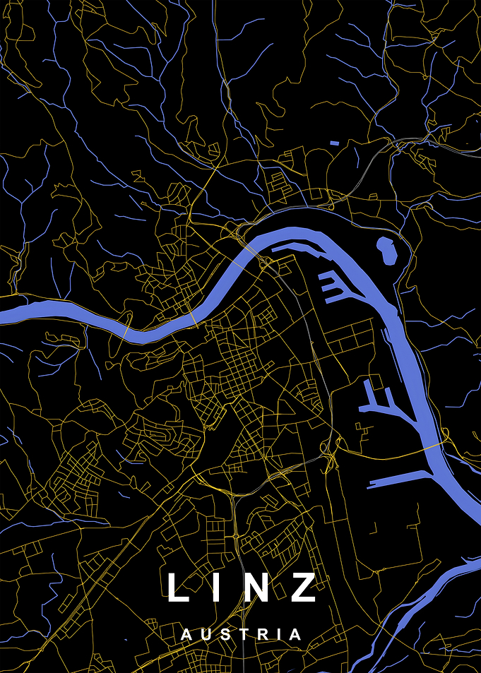 Linz, Austria City Map