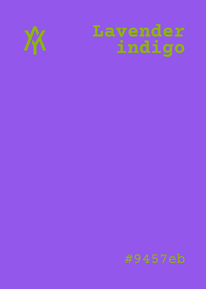 Lavender Indigo Color Code
