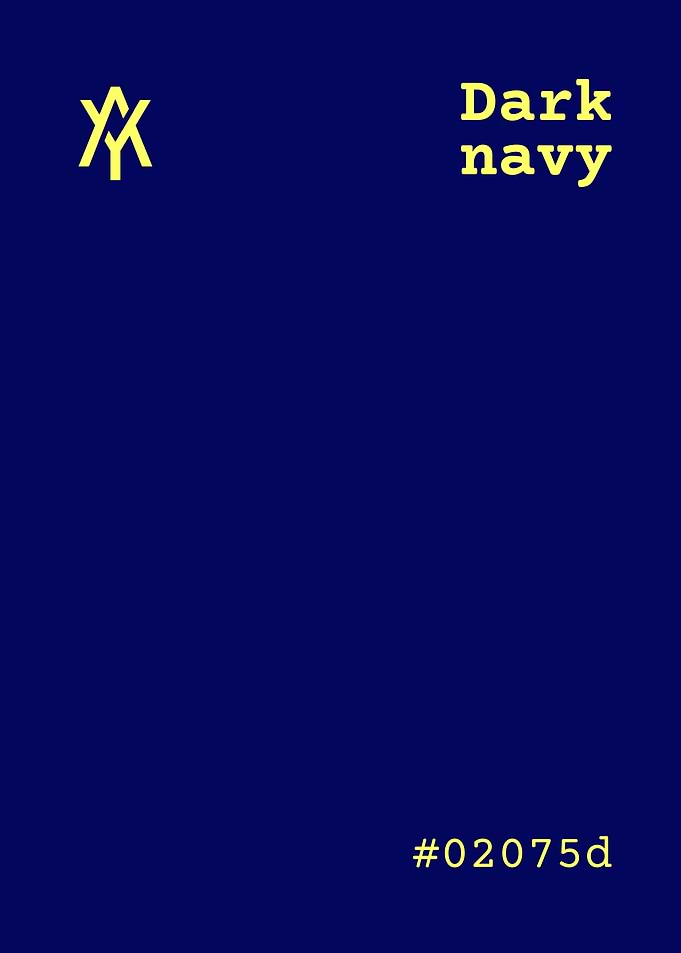 Dark Navy Color Palette