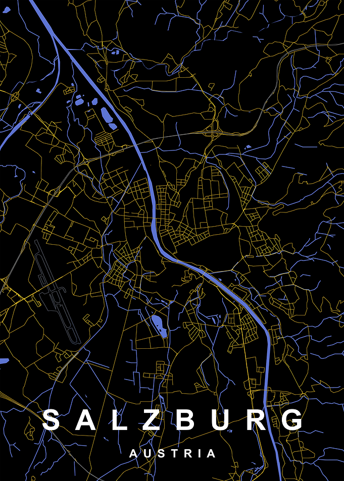 Salzburg City Map