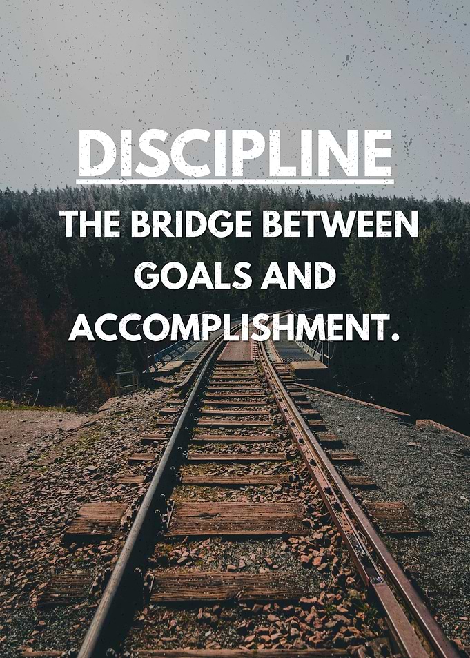 : Discipline is the Bridge - Motivation on Track