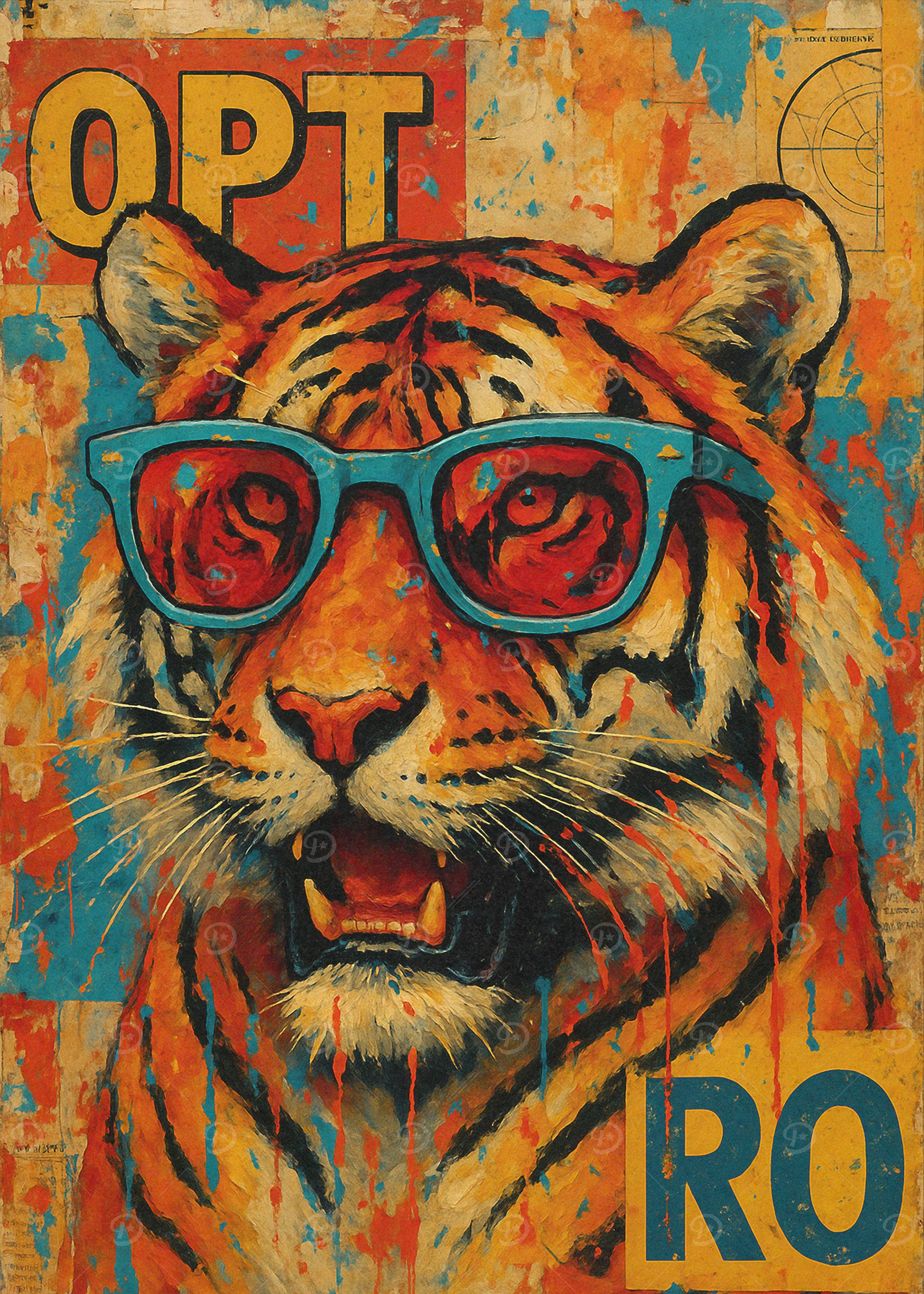 Tiger in Sunglasses