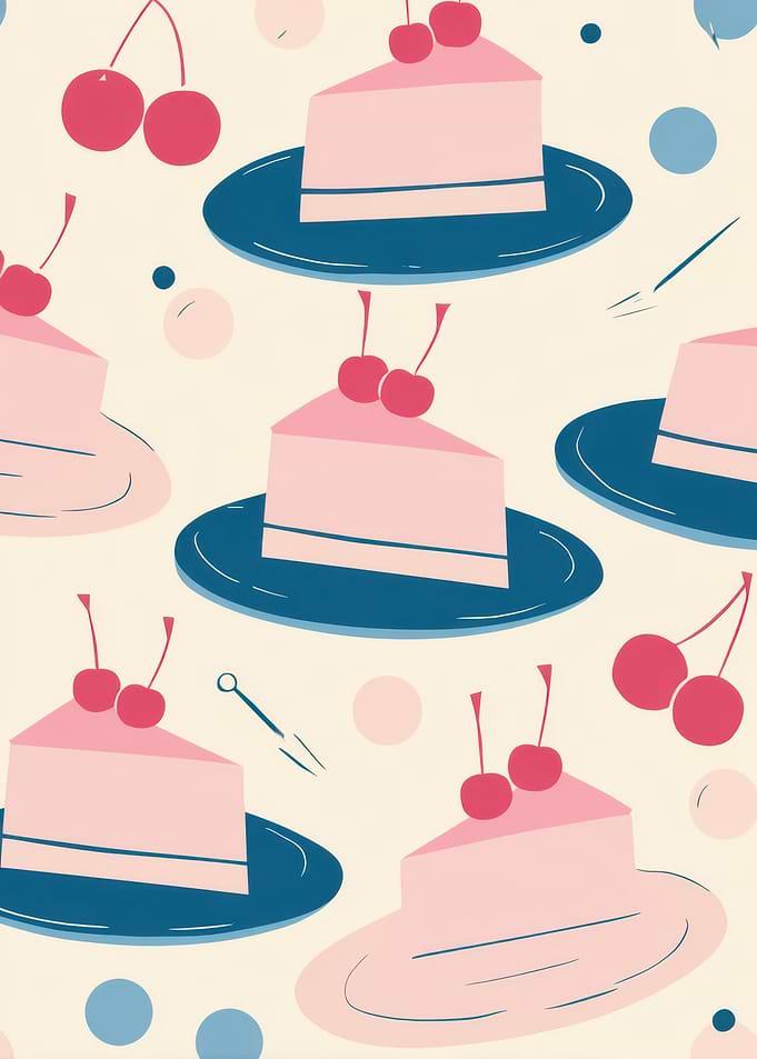 Cherry Cake Pattern