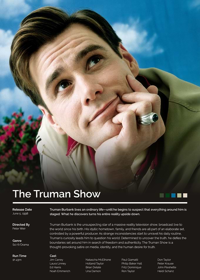The Truman Show Movie Poster