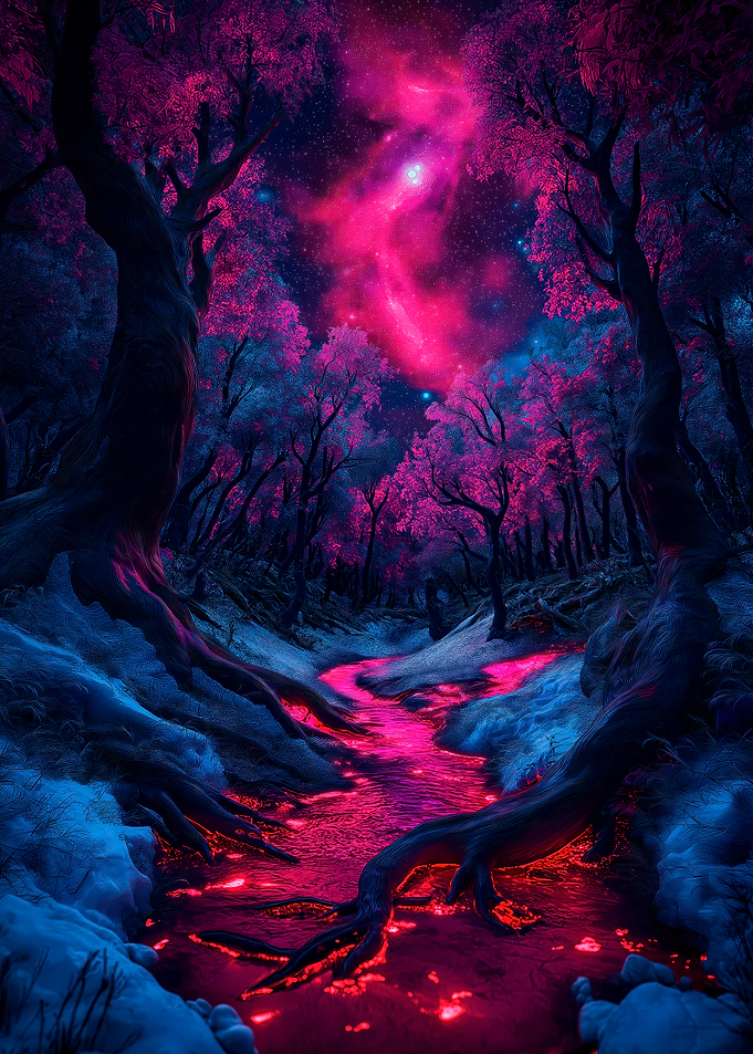 Neon Forest Stream