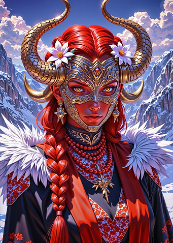Woman with Horns