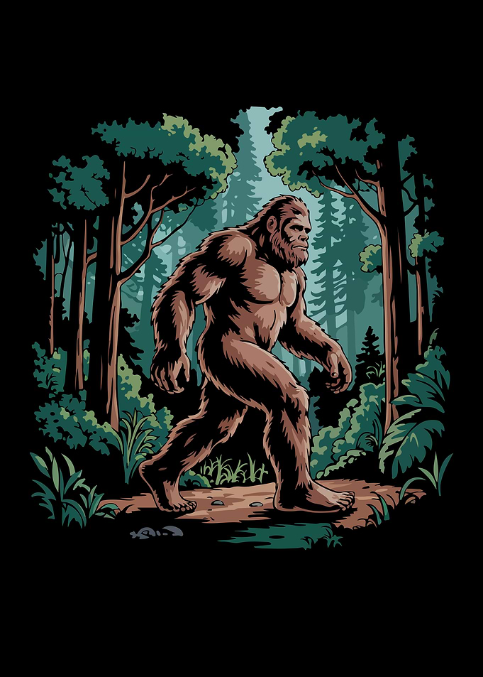 Bigfoot in the Woods