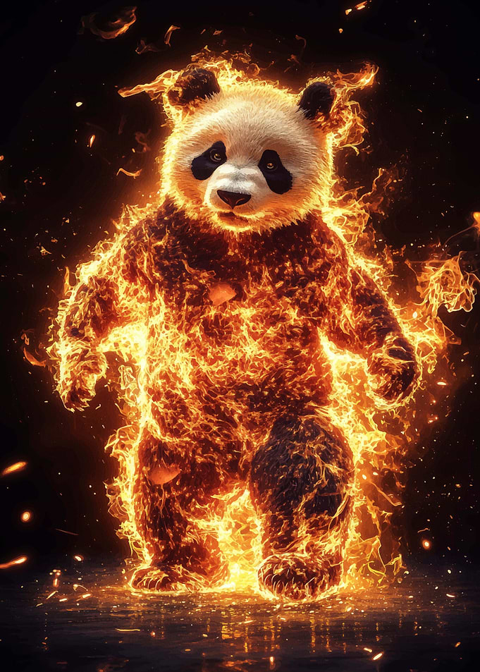 Fiery Panda