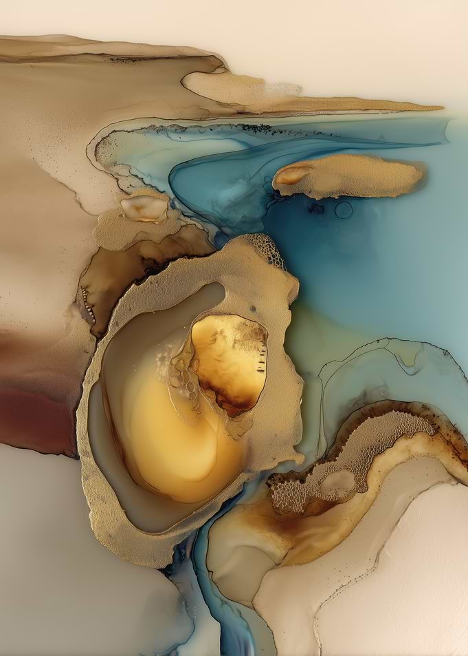 Abstract Ink Art