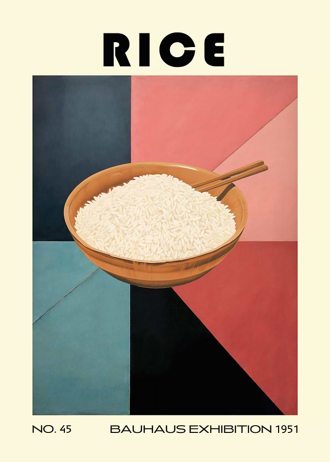 Rice Mid Century Asian Kitchen