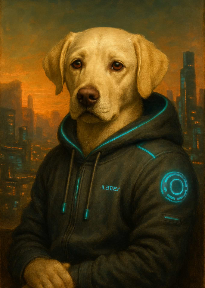 Dog in a Hoodie