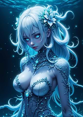 Water Nymph Digital Art