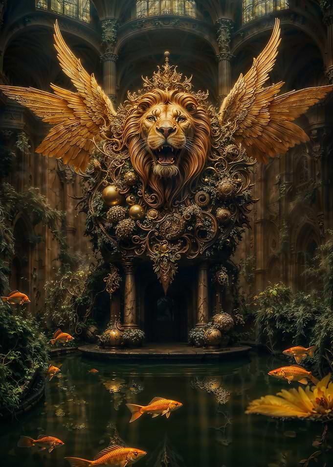 Golden Lion Magic Gate