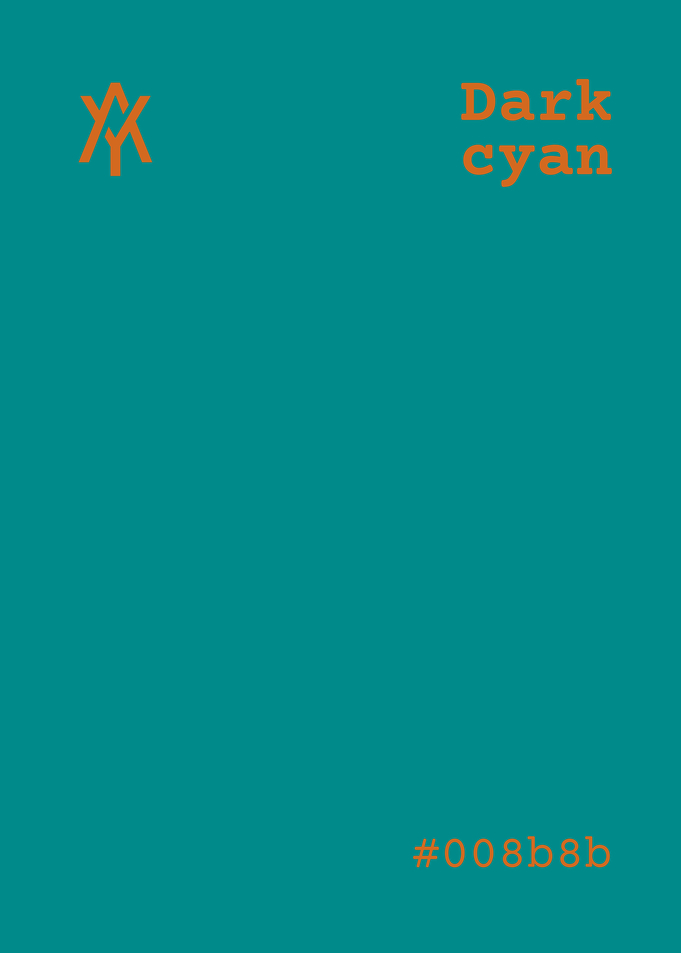 Dark Cyan Color Palette