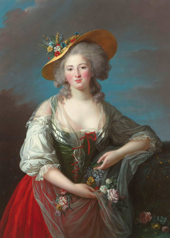 Woman in a Straw Hat