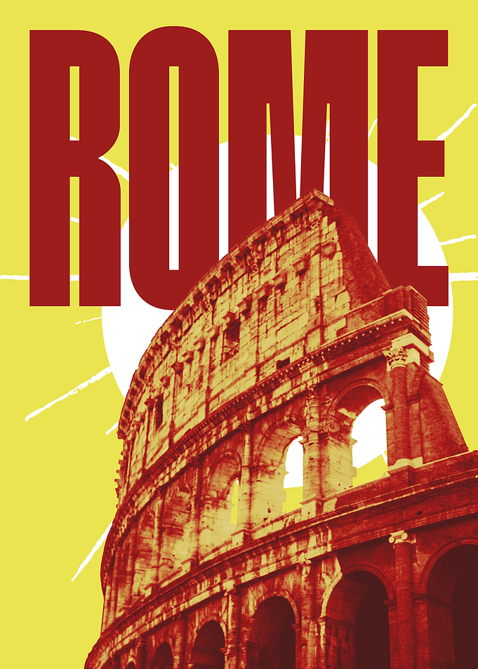 Rome Colosseum Poster