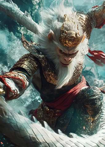 Monkey King Action Pose