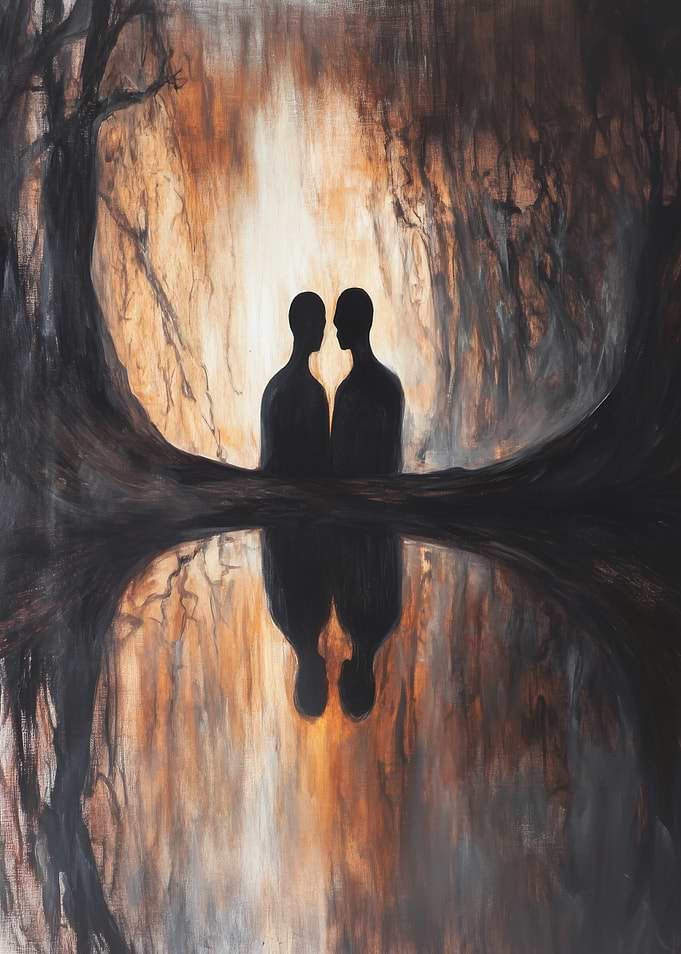 Silhouettes by the Water
