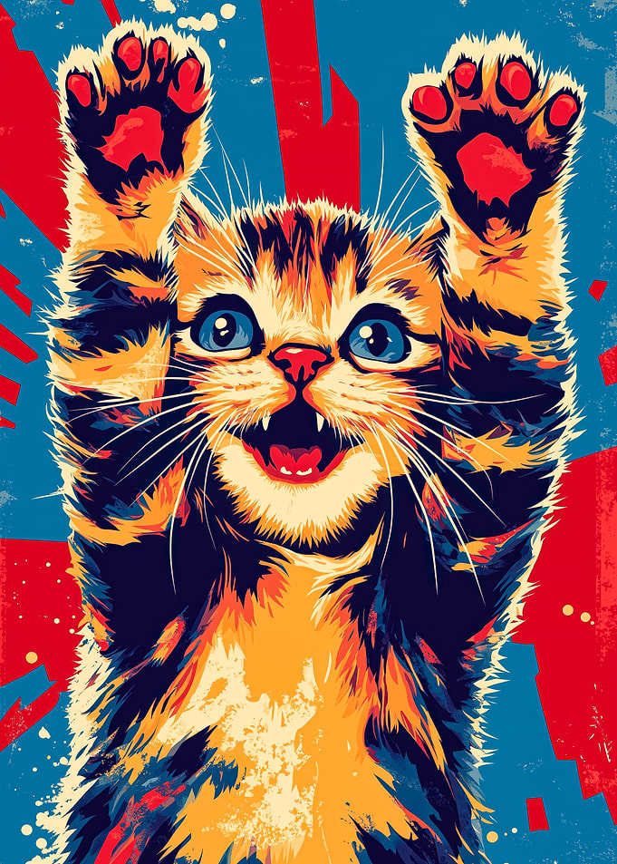 Pop Art Kitten