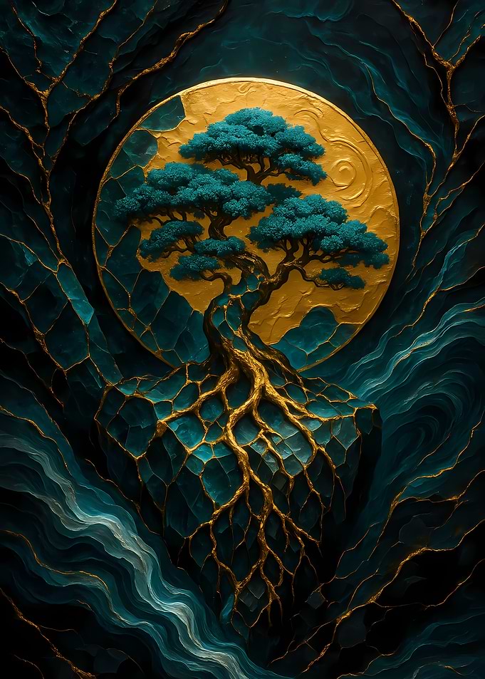 Golden Tree Roots