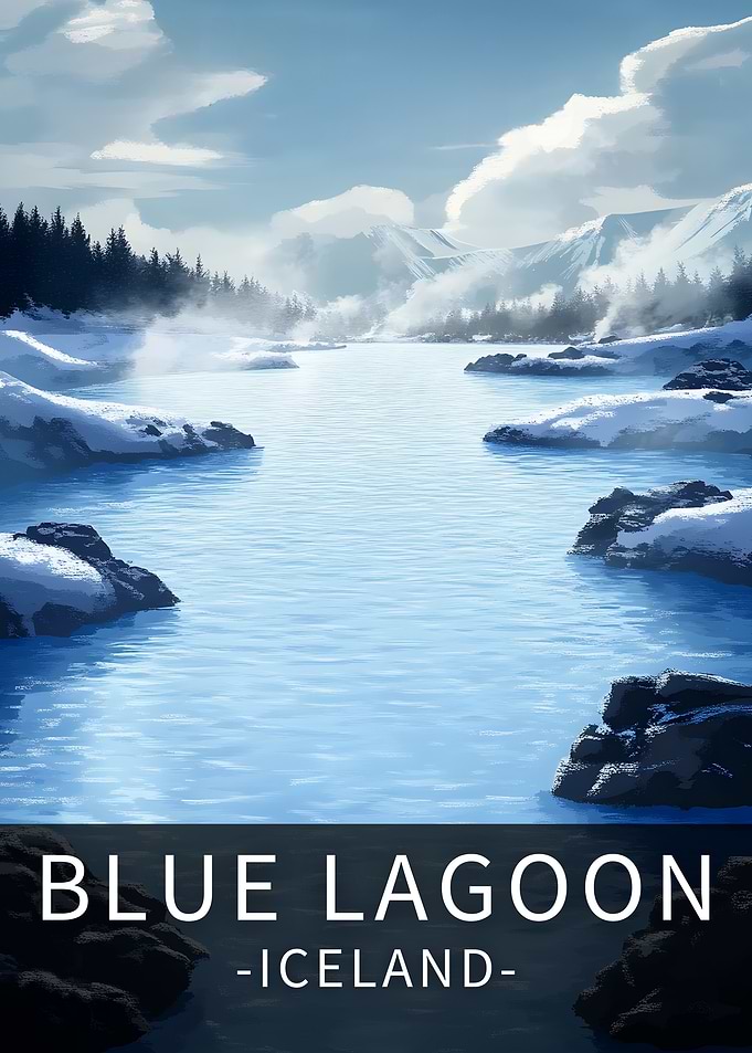 Blue Lagoon Iceland Landscape