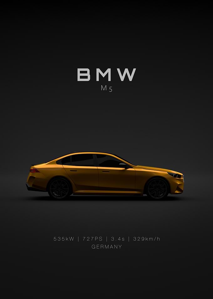 Orange BMW M5 G90 2025 Specs
