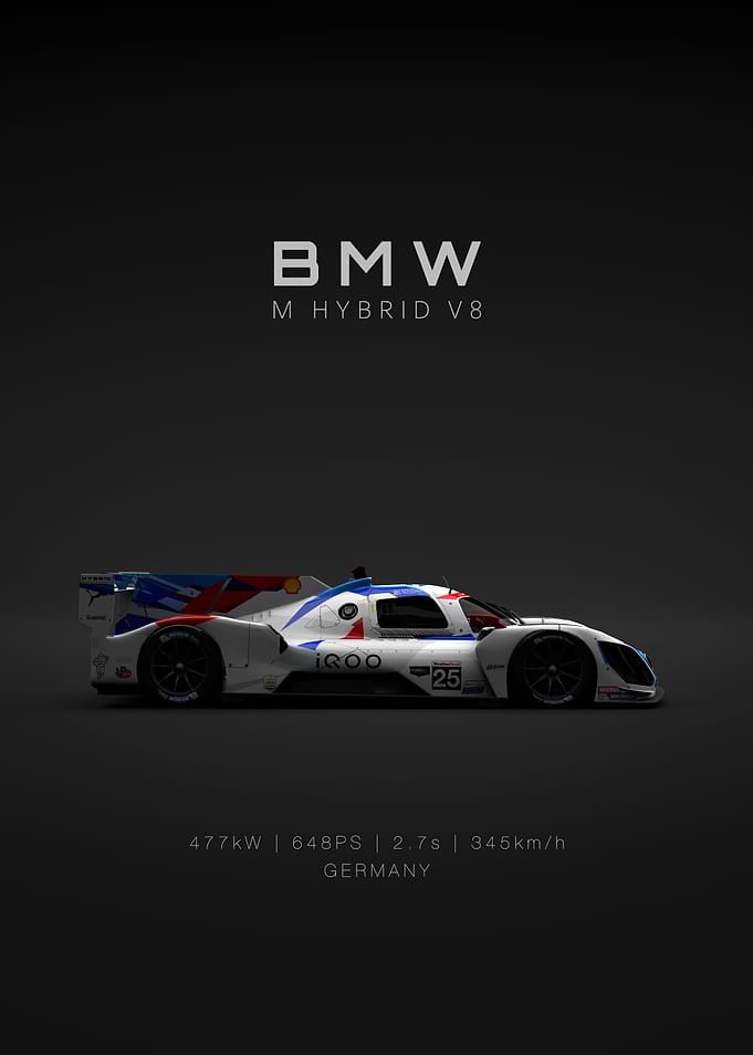 BMW M Hybrid V8 No 25 Specs