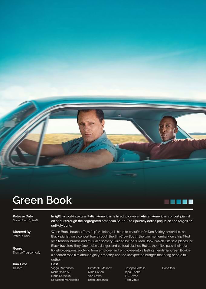 Green Book Movie Poster