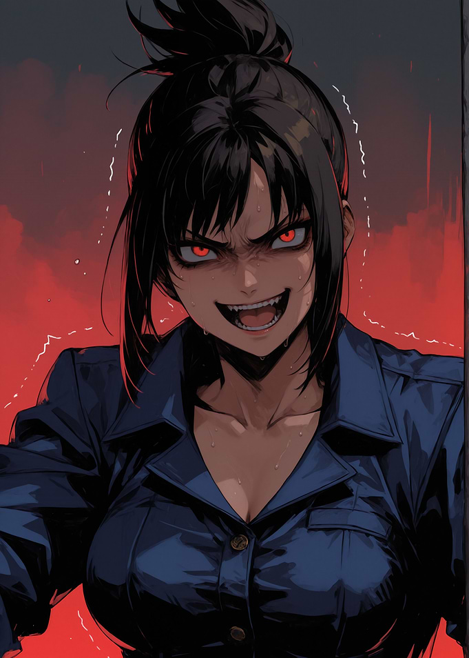 Angry Anime Girl